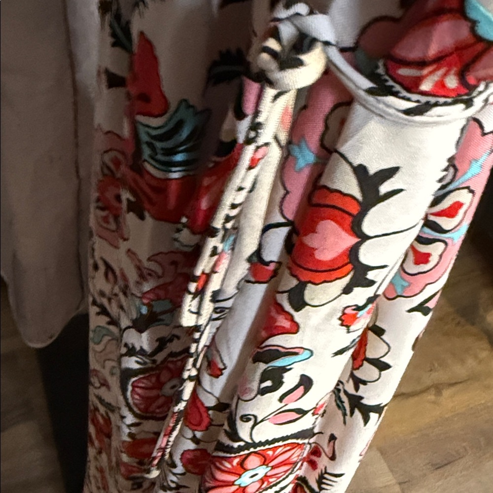 NWT T TAHARI Floral V-Neck Maxi Dress - Picture 9 of 14
